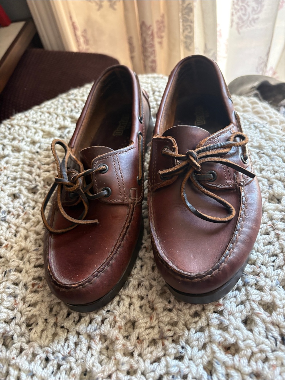 Women’s Dexter Brown Leather Boat Shoes